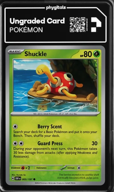 2023 Shuckle Obsidian Flames #00