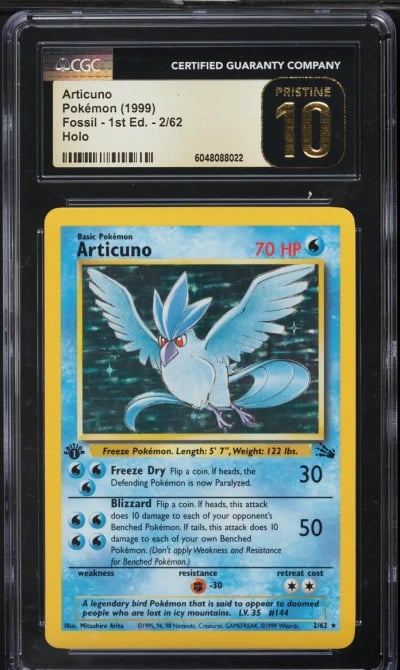 1999 Pokemon Fossil 1st Edition 