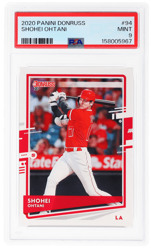 2020 Panini Donruss Shohei Ohtani #94 PSA 9