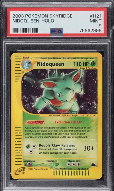 2003 Pokemon Skyridge Holo Nidoq