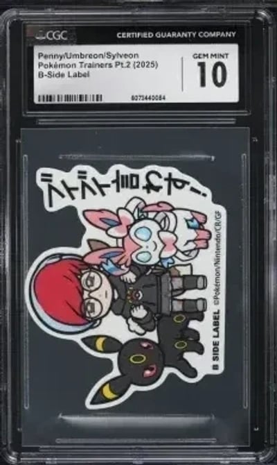 2025 Pokemon Japanese Trainers Pt.2 B-Side Label Penny Umbreon Sylveon CGC 10