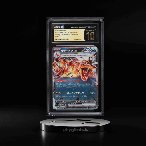 2023 Pokemon Japanese Scarlet & Violet Shiny Treasure Ex Holo Charizard EX #115 CGC 10 PRISTINE