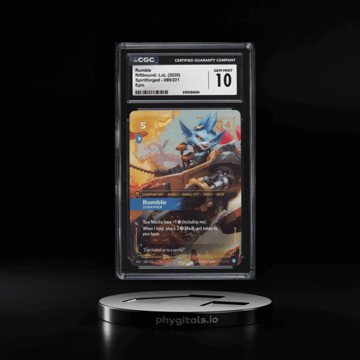 2026 Riftbound League Of Legends LoL Spiritforged Rumble #089 CGC 10 GEM MINT