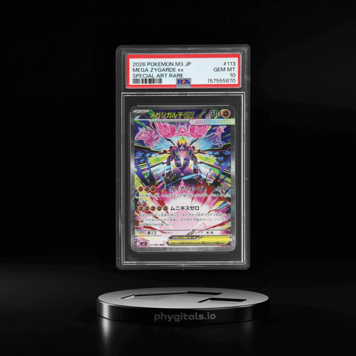 2026 Pokemon Japanese Nullifying Zero Special Art Rare Mega Zygarde Ex #113 PSA 10