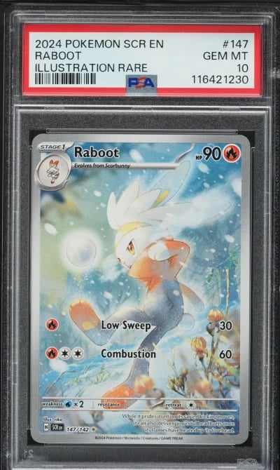 2024 Pokemon Scarlet & Violet Stellar Crown IR Raboot #147 PSA 10 GEM MINT