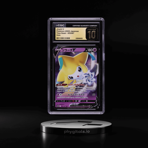 2022 Pokemon Japanese Sword & Shield Time Gazer Holo Jirachi V #25 CGC 10 PRISTINE