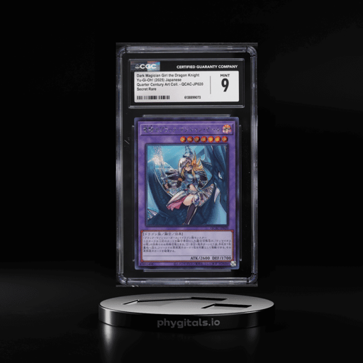 2025 Yu-Gi-Oh! Japanese QCAC Dark Magician Girl The Dragon Knight #QCAC-JP020 CGC 9 MINT