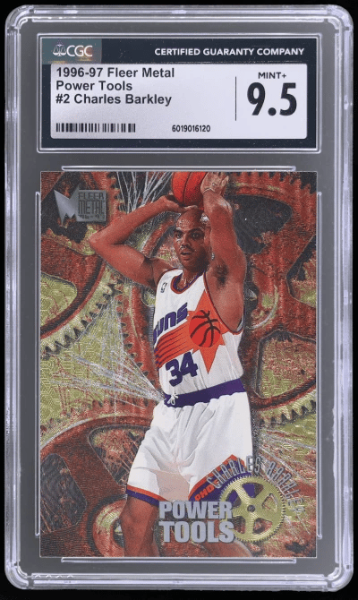1996 Metal Power Tools Charles Barkley #2 CGC 9.5