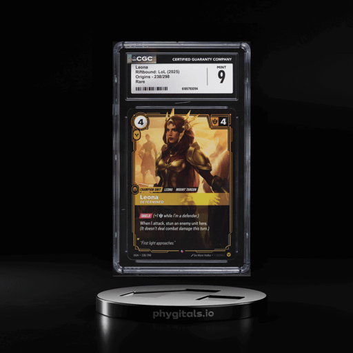 2025 Riftbound League Of Legends LoL Origins Leona #238 CGC 9 MINT