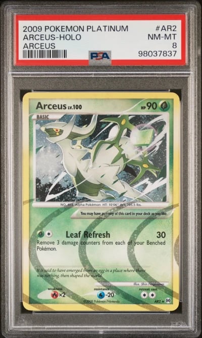 2009 POKEMON PLATINUM ARCEUS #AR