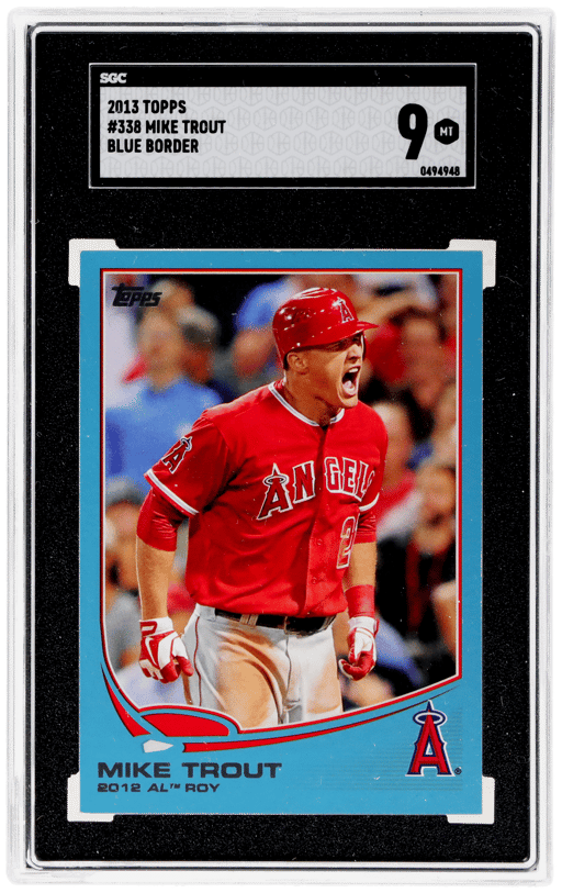 2013 Topps Blue Border Mike Trout #338 SGC 9