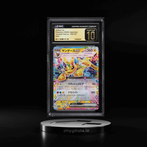 2024 Pokemon Japanese Scarlet & Violet Terastal Fest Ex Holo Jolteon EX #52 CGC 10 PRISTINE