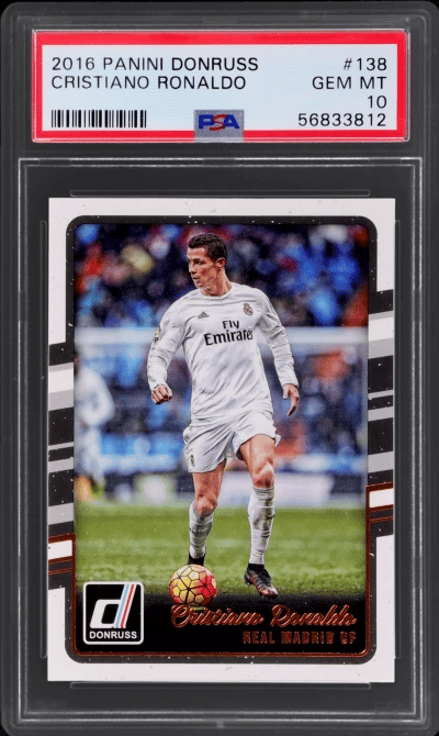 2016 Panini Donruss Cristiano Ronaldo #138 PSA 10