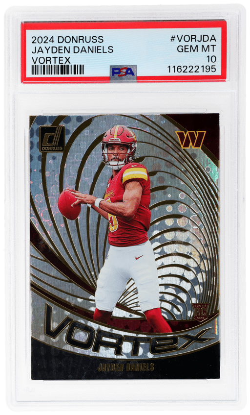 2024 Donruss Vortex Jayden Daniels #VOR-JDA PSA 10