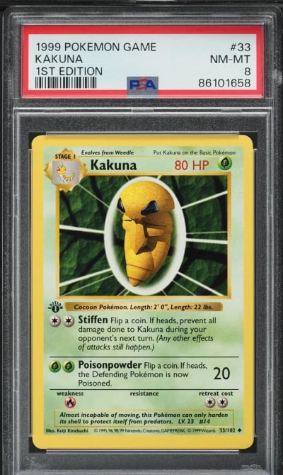 1999 Pokemon Base Set Shadowless