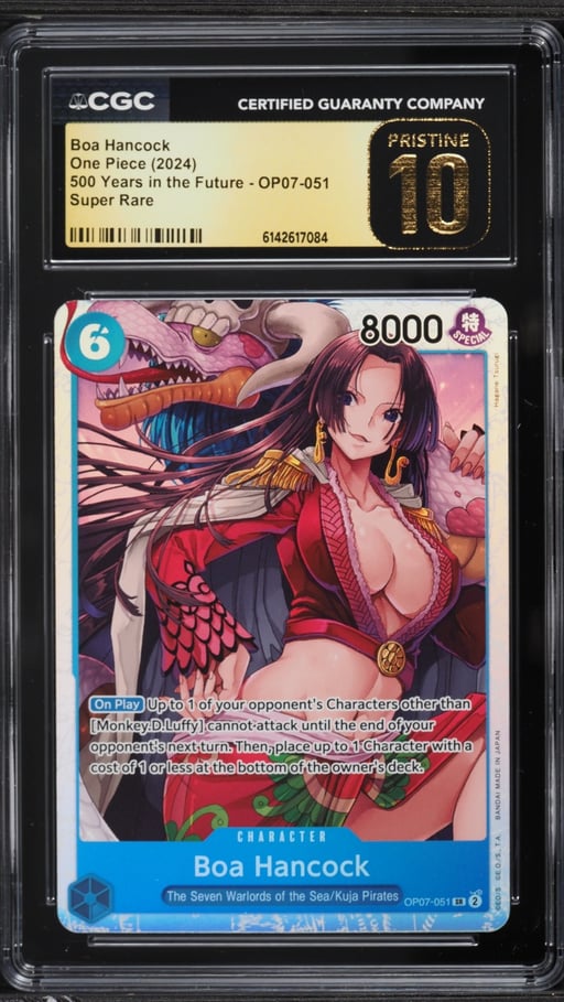 2024 One Piece 500 Years In The Future SR Boa Hancock #OP07-051 CGC 10 PRISTINE