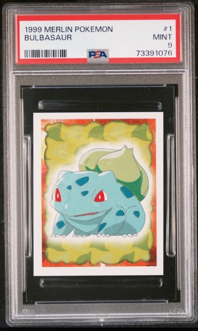 1999 MERLIN POKEMON #1 BULBASAUR