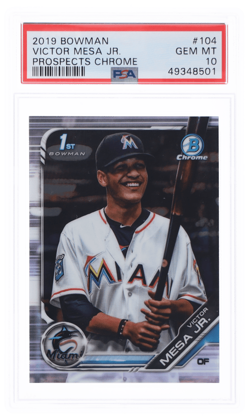 2019 Bowman Chrome Prospect Victor Mesa Jr. #BCP104 PSA 10