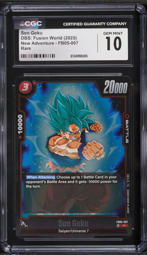 2025 Dragon Ball Super Fusion World New Adventure Son Goku #FB05-007 CGC 10 GEM MINT