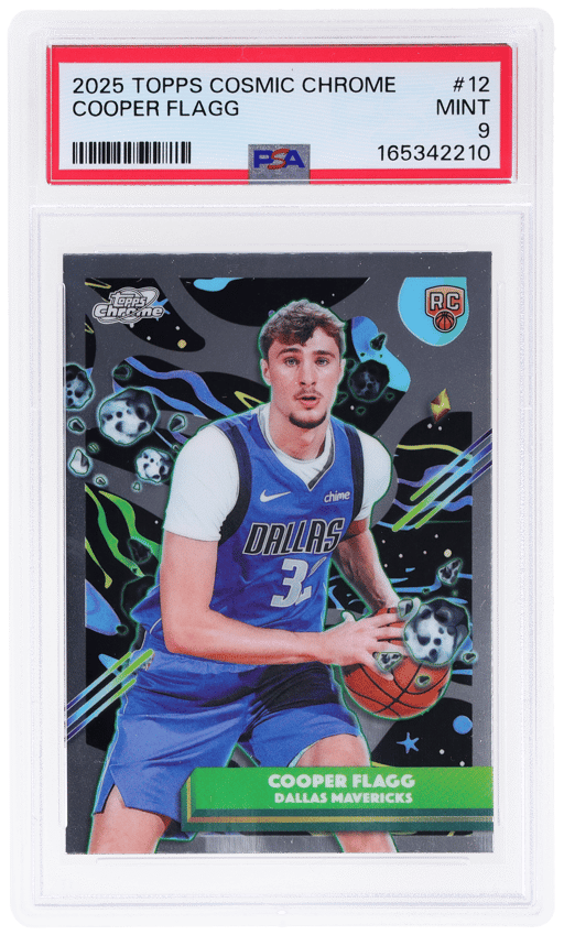 2025 Topps Cosmic Chrome Cooper Flagg #12 PSA 9