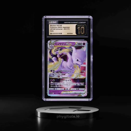 2022 Pokemon Japanese Sword & Shield VSTAR Universe Holo Mewtwo VSTAR #51 CGC 10 PRISTINE