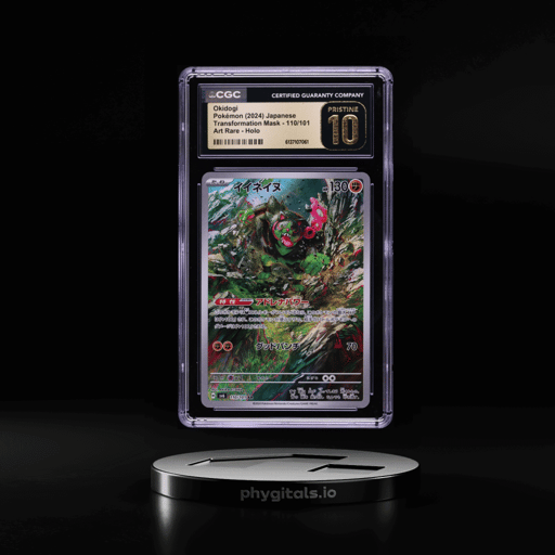 2024 Pokemon Japanese Scarlet & Violet Transformation Mask AR Okidogi #110 CGC 10 PRISTINE