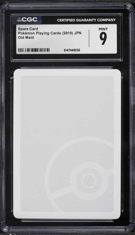 2019 Pokemon Japanese Playing Cards Old Maid Spare Card CGC 9 MINT