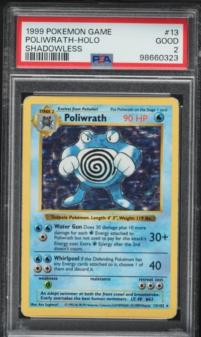 1999 Pokemon Base Set Shadowless