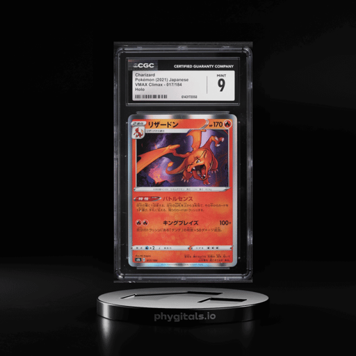2021 Pokemon Japanese Sword & Shield VMAX Climax Holo Charizard #17 CGC 9 MINT