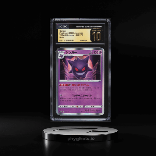 2022 Pokemon Japanese Sword & Shield VSTAR Universe Holo Gengar #48 CGC 10 PRISTINE