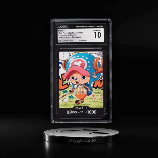 2025 One Piece Japanese Promo Cards Saikyo Jump May Issue Don!! CGC 10 GEM MINT
