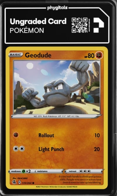 2021 Geodude Fusion Strike #135
