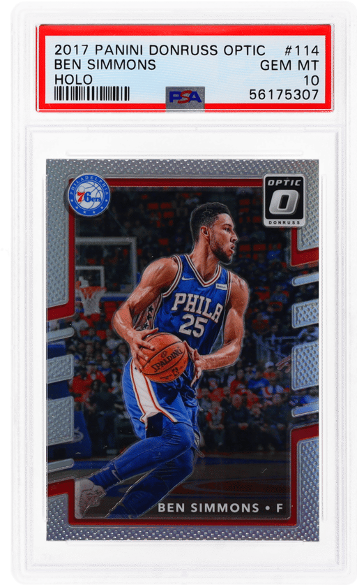 2017 Donruss Optic Holo Ben Simmons #114 PSA 10