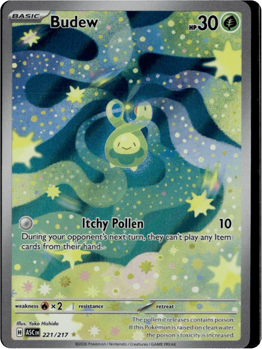 2026 Budew #221 Ascended Heroes