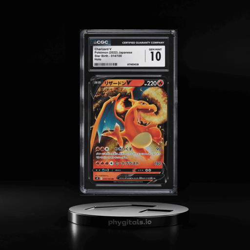 2022 Pokemon Japanese Sword & Shield Star Birth Holo Charizard V #14 CGC 10 GEM MINT