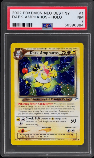 2002 Pokemon Neo Destiny Holo Da