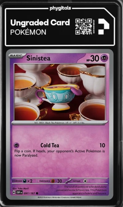 2023 Sinistea Obsidian Flames #097