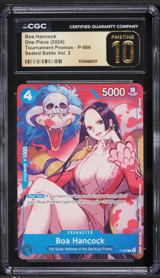 2024 One Piece Promo Sealed Battle Volume 2 Boa Hancock #P-066 CGC 10 PRISTINE