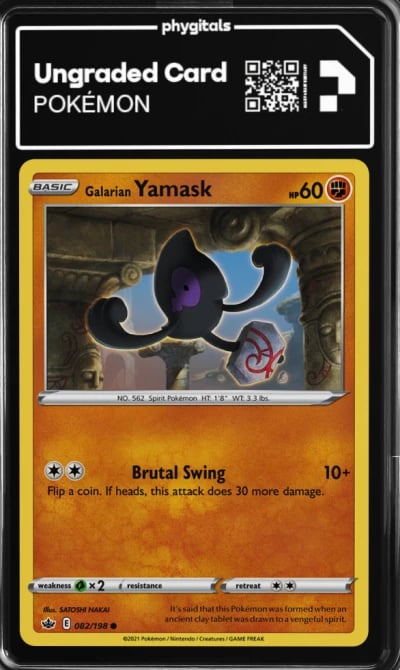 2021 Galarian Yamask Chilling Re
