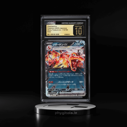 2023 Pokemon Japanese Scarlet & Violet Shiny Treasure Ex Holo Charizard Ex #115 CGC 10 PRISTINE