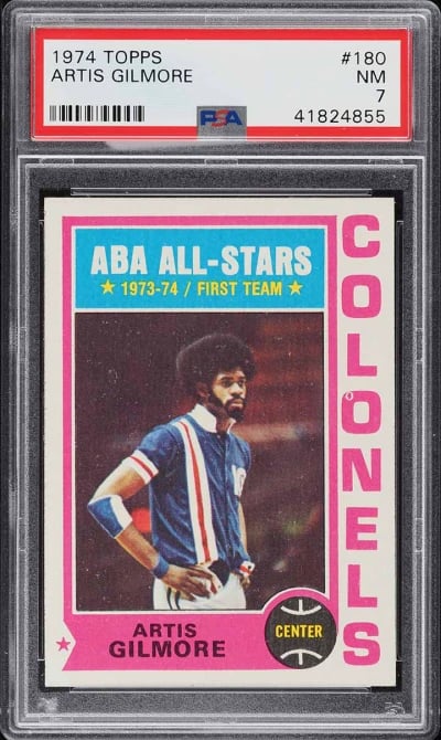 1974 Topps Basketball Artis Gilm