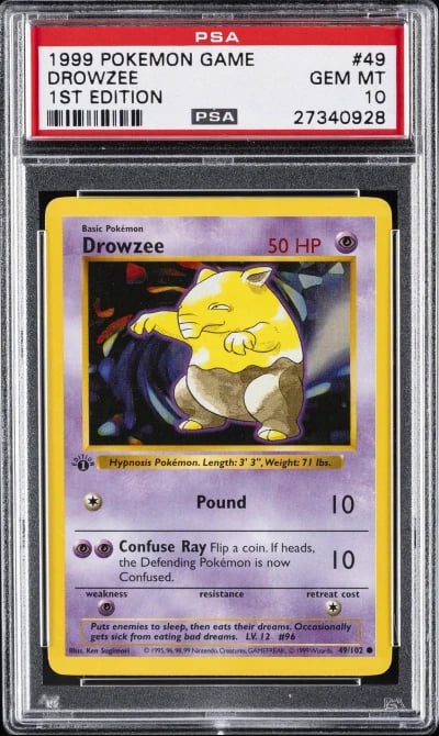 1999 POKEMON BASE SET 1ST EDITIO