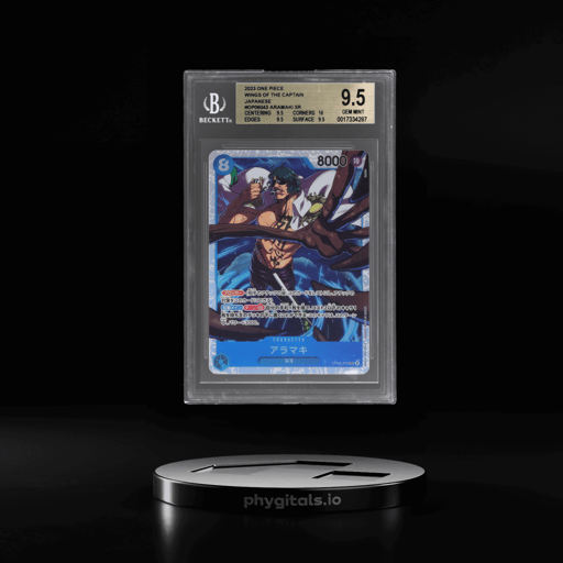2023 One Piece Wings of the Captain Japanese Alternate Art Super Rare Aramaki Sr Alt Art Foil #OP06043 BGS 9.5