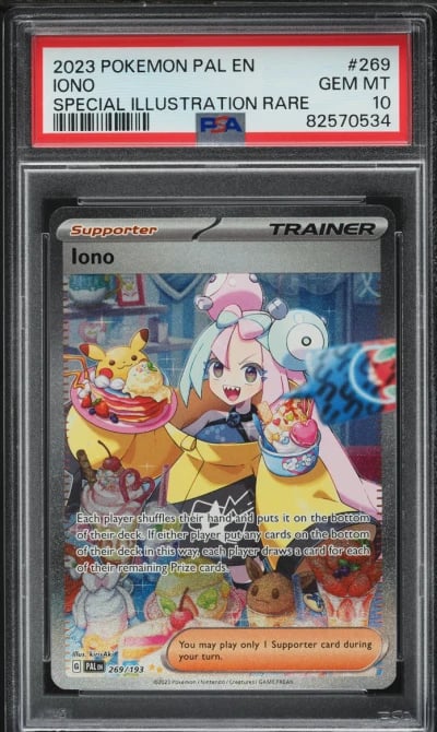 2023 Pokemon SV Paldea Evolved Special Illustration Rare Iono #269 PSA 10 GEM
