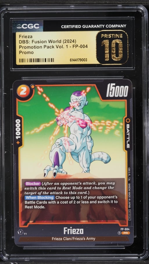 2024 Dragon Ball Super Fusion World Promotion Pack Vol. 1 Frieza #FP-004 CGC 10 PRISTINE