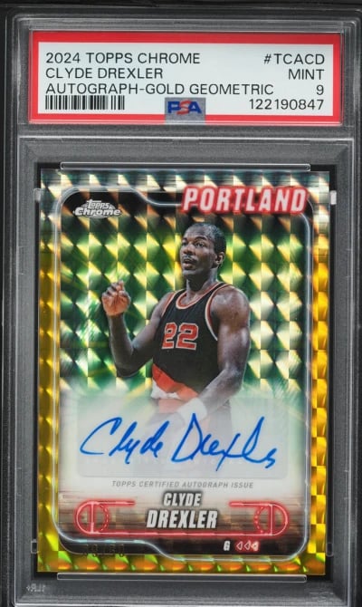 2024 Topps Chrome Gold Geometric