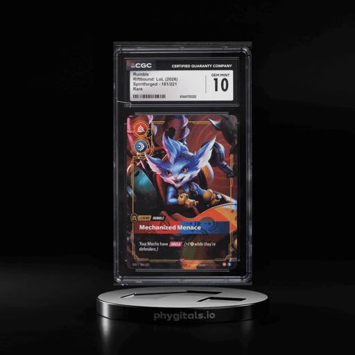 2026 Riftbound League Of Legends Spiritforged Rumble #181 CGC 10 GEM MINT