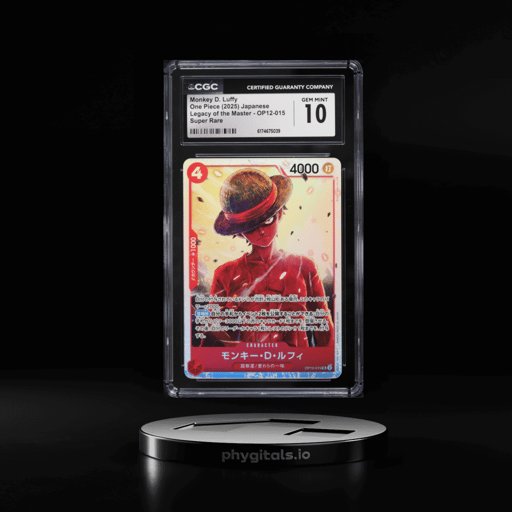 2025 One Piece Japanese Legacy Of The Master SR Monkey D. Luffy #OP12-015 CGC 10 GEM MINT
