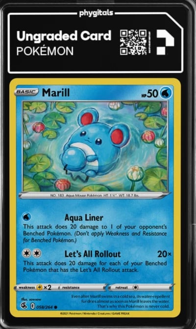 2021 Marill Fusion Strike #058