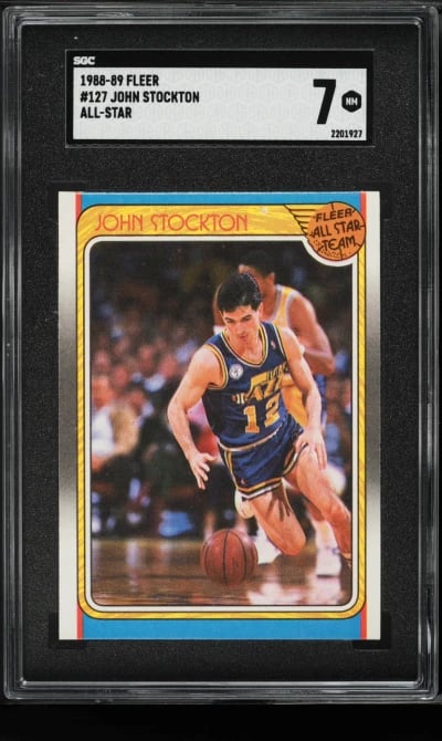 1988 Fleer Basketball John Stock